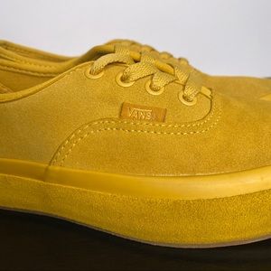 vans platform yellow
